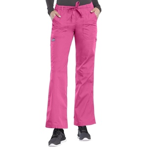 image:imageCherokee Women Scrubs Pant Workwear Originals Drawstring Cargo 4020Shocking Pink