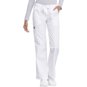 image:imageCherokee Women Scrubs Pant Workwear Originals Drawstring Cargo 4020White