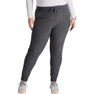 image:imageCherokee Womens Scrub Jogger Pants Natural Rise with 4 Pockets and Drawstring Waistband  CK249AHeather Pewter