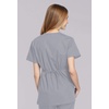 image:imageCherokee Women Scrubs Top Workwear Originals Mock Wrap Tunic 4801Grey