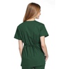 image:imageCherokee Women Scrubs Top Workwear Originals Mock Wrap Tunic 4801Hunter