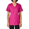 image:imageCherokee Women Scrubs Top Workwear Originals Mock Wrap Tunic 4801Shocking Pink