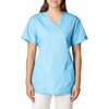 image:imageCherokee Women Scrubs Top Workwear Originals Mock Wrap Tunic 4801Turquoise