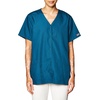 image:imageCherokee Womens Workwear Snap Front VNeck Scrubs ShirtCaribbean Blue