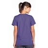image:imageCherokee Womens Workwear Snap Front VNeck Scrubs ShirtGrape