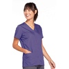 image:imageCherokee Womens Workwear Snap Front VNeck Scrubs ShirtGrape