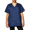 image:imageCherokee Womens Workwear Snap Front VNeck Scrubs ShirtNavy