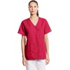 image:imageCherokee Womens Workwear Snap Front VNeck Scrubs ShirtRasw