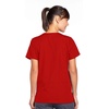 image:imageCherokee Womens Workwear Snap Front VNeck Scrubs ShirtRed