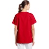 image:imageCherokee Womens Workwear Snap Front VNeck Scrubs ShirtRed