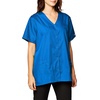 image:imageCherokee Womens Workwear Snap Front VNeck Scrubs ShirtRoyal