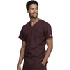 image:imageCherokee Workwear Professionals VNeck Scrub Tops for Men Chest PocketEspresso