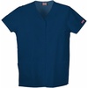 image:imageCherokee Womens Workwear Snap Front VNeck Scrubs ShirtNavy