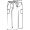 image:imageCherokee Scrub Pant for Women Mid Rise Straight Leg Drawstring Bottom with 5 Pockets Soft Stretchy amp Durable Fabric  WW160Caribbean Blue
