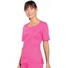image:imageCherokee Womens Workwear Scrubs VNeck TopShocking Pink