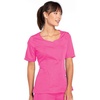 image:imageCherokee Womens Workwear Scrubs VNeck TopShocking Pink