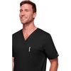 image:imageCherokee Men Scrubs Top Workwear Core Stretch Tuckable VNeck 4743Black