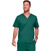 image:imageCherokee Men Scrubs Top Workwear Core Stretch Tuckable VNeck 4743Hunter Green