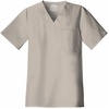 image:imageCherokee Men Scrubs Top Workwear Core Stretch Tuckable VNeck 4743Khaki