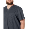 image:imageCherokee Men Scrubs Top Workwear Core Stretch Tuckable VNeck 4743Pewter