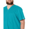 image:imageCherokee Men Scrubs Top Workwear Core Stretch Tuckable VNeck 4743Teal Blue