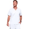 image:imageCherokee Men Scrubs Top Workwear Core Stretch Tuckable VNeck 4743White