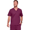 image:imageCherokee Men Scrubs Top Workwear Core Stretch Tuckable VNeck 4743Wine