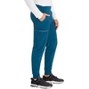 image:imageCherokee Mens Pullon Jogger with 5 Pockets Elastic Waistband Front Leg Seams and RibKnit Cuffs  CK224ACaribbean Blue