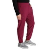 image:imageCherokee Mens Pullon Jogger with 5 Pockets Elastic Waistband Front Leg Seams and RibKnit Cuffs  CK224AWine