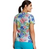 image:imageCherokee Prints Women Scrubs Top Mock Wrap CK614Retro Buds