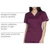 image:imageCherokee WW Core Stretch WW630 Womens VNeck TopWine