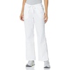 image:imageCherokee Workwear Core Stretch Women Scrubs Pant Low Rise Moderate Flare Drawstring 24002White