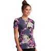 image:imageRainbow Flight Vneck Print Scrub Top by InfinityBotanical Mashup