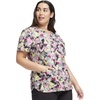 image:imageRainbow Flight Vneck Print Scrub Top by InfinityFloral Camotion