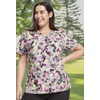 image:imageRainbow Flight Vneck Print Scrub Top by InfinityFloral Camotion
