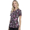 image:imageRainbow Flight Vneck Print Scrub Top by InfinityNight Bloom