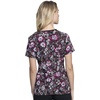 image:imageRainbow Flight Vneck Print Scrub Top by InfinityNight Bloom
