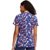 image:imageRainbow Flight Vneck Print Scrub Top by InfinitySporty Spots