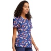 image:imageRainbow Flight Vneck Print Scrub Top by InfinitySporty Spots