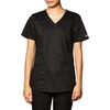 image:imageWorkwear Core Stretch Women Scrubs Top VNeck 4710Black