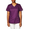 image:imageWorkwear Core Stretch Women Scrubs Top VNeck 4710Eggplant