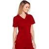 image:imageWorkwear Core Stretch Women Scrubs Top VNeck 4710Red