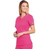 image:imageWorkwear Core Stretch Women Scrubs Top VNeck 4710Shocking Pink