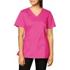 image:imageWorkwear Core Stretch Women Scrubs Top VNeck 4710Shocking Pink