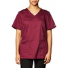 image:imageWorkwear Core Stretch Women Scrubs Top VNeck 4710Wine