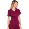 image:imageWorkwear Core Stretch Women Scrubs Top VNeck 4710Wine
