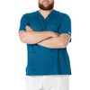 image:imageCherokee Men Scrubs Top Workwear Core Stretch Tuckable VNeck 4743Caribbean Blue