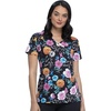 image:imageCherokee Prints Women Scrubs Top Mock Wrap CK614Love is Beautiful