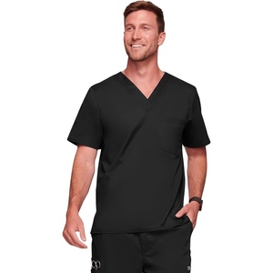 image:imageCherokee Men Scrubs Top Workwear Core Stretch Tuckable VNeck 4743Black