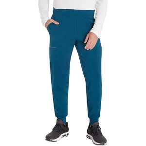 image:imageCherokee Mens Pullon Jogger with 5 Pockets Elastic Waistband Front Leg Seams and RibKnit Cuffs  CK224ACaribbean Blue